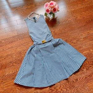 Michael Kors Seersucker Gingham Dress